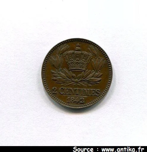 2 CENTIMES ESSAI Cuivre du 2 CENTIMES LOUIS PHILIPPE