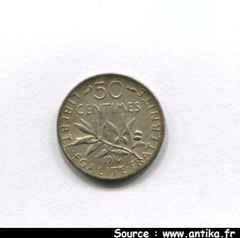 50 CENTIMES SEMEUSE