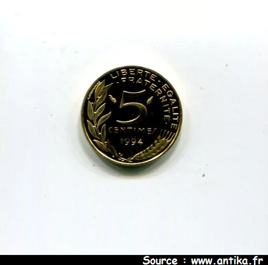 5 CENTIMES MARIANNE