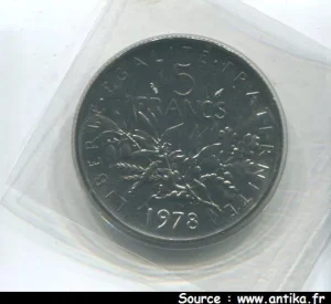 5 FRANCS SEMEUSE Cupro-nickel