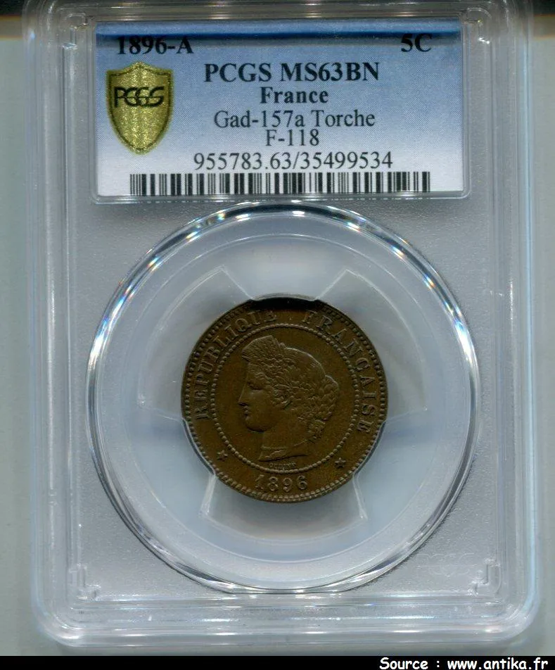 5 CENTIMES CERES