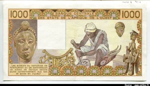 1000 FRANCS Mine de phosphate