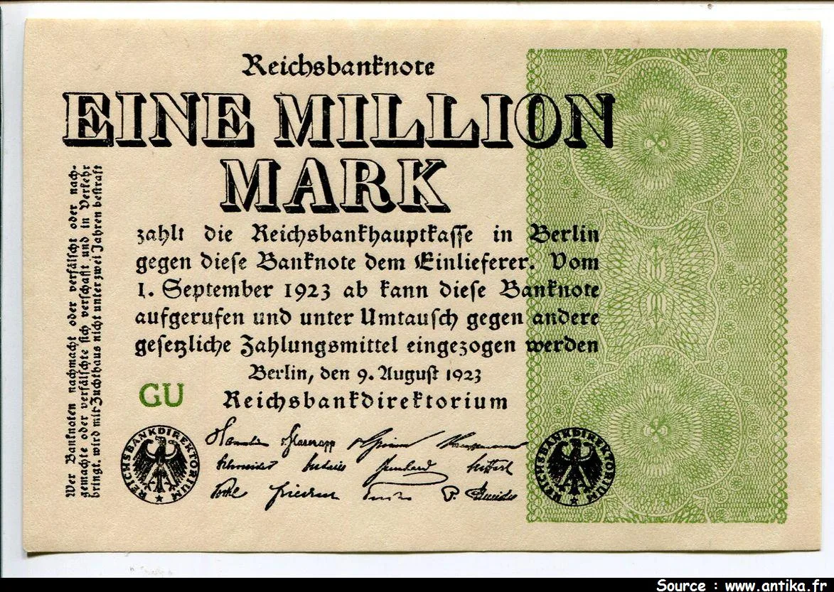 1 Million Mark Uniface Série GU * * * * * * * * *