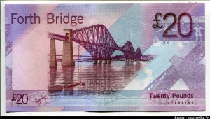 20 Pounds Sir Walter Scott Bank of Scotland * *