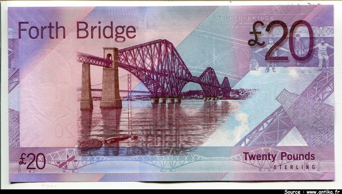 20 Pounds Sir Walter Scott Bank of Scotland * *