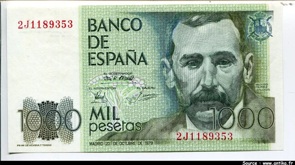 1000 Pesetas B.P.Galdos