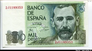 1000 Pesetas B.P.Galdos