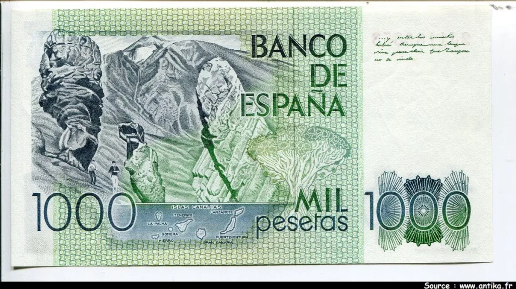 1000 Pesetas B.P.Galdos