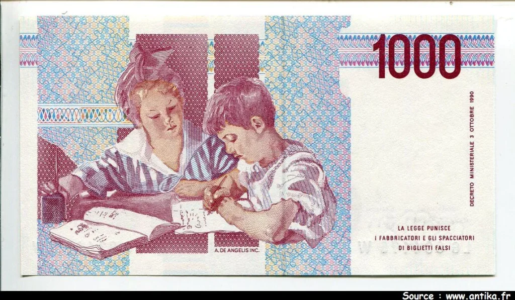 1000 Lire M.Montessori PROMO