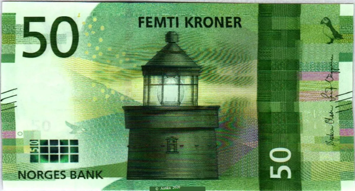 50 Kroner Phare 3D * * * * * * NOUVEAUTE