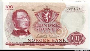 100 Kroner Henrik Wergeland