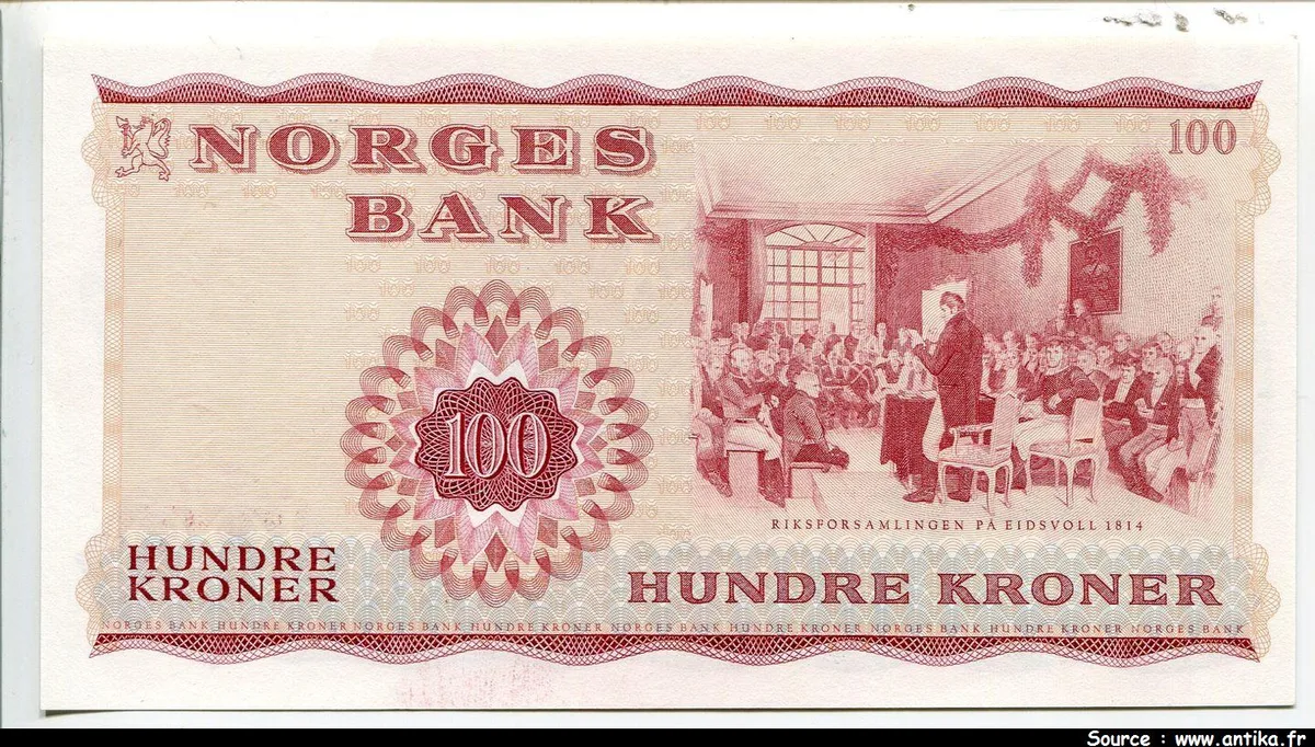 100 Kroner Henrik Wergeland