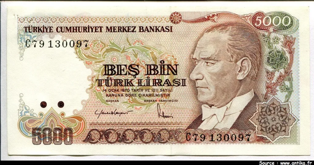 5000 Lira K.Atatürk * * *