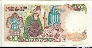 5000 Lira K.Atatürk * * *