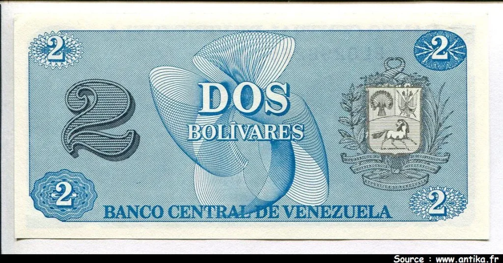 2 Bolivares Simon Bolivar * * * * *