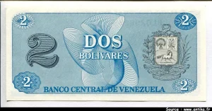 2 Bolivares Simon Bolivar * * * * *