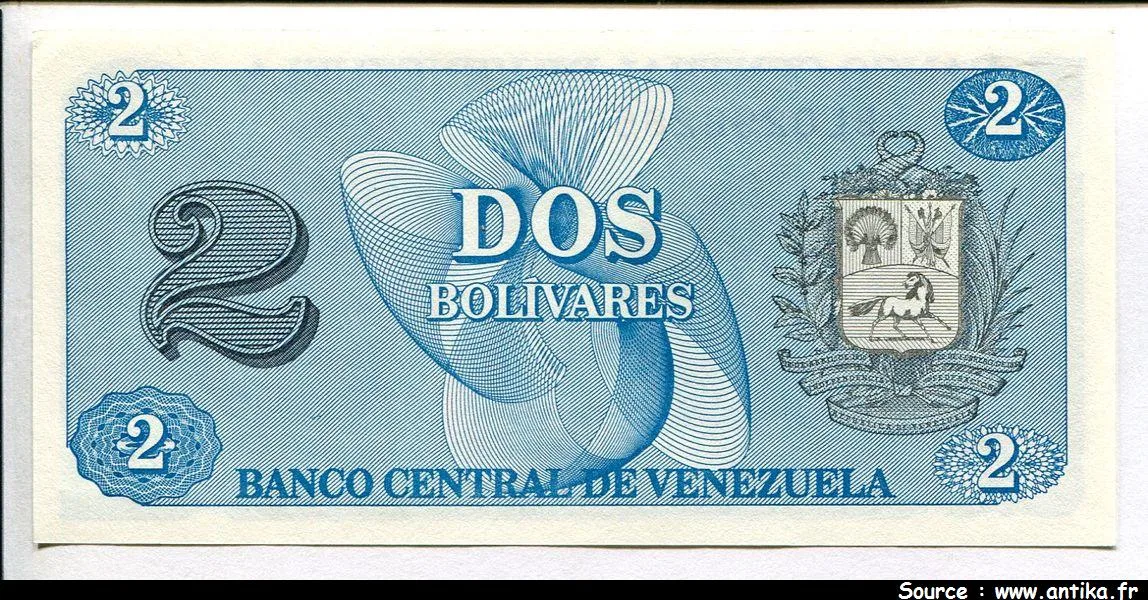 2 Bolivares Simon Bolivar * * * * *