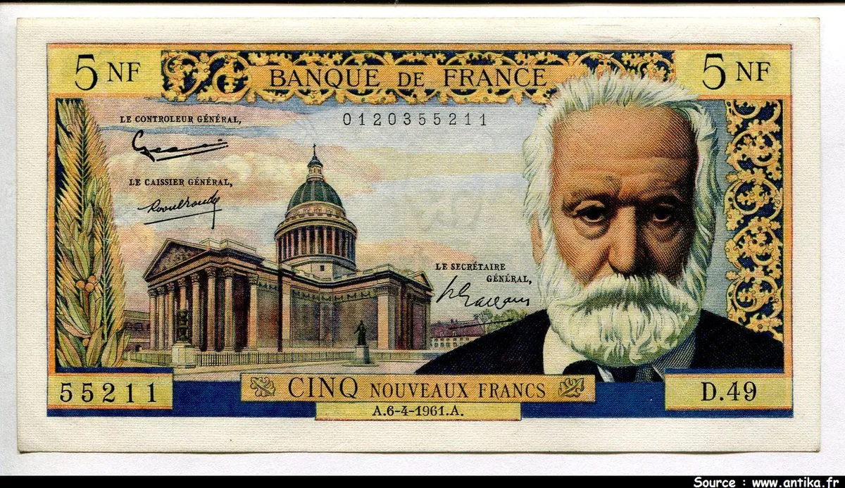 5 NF VICTOR HUGO - Type 1959
