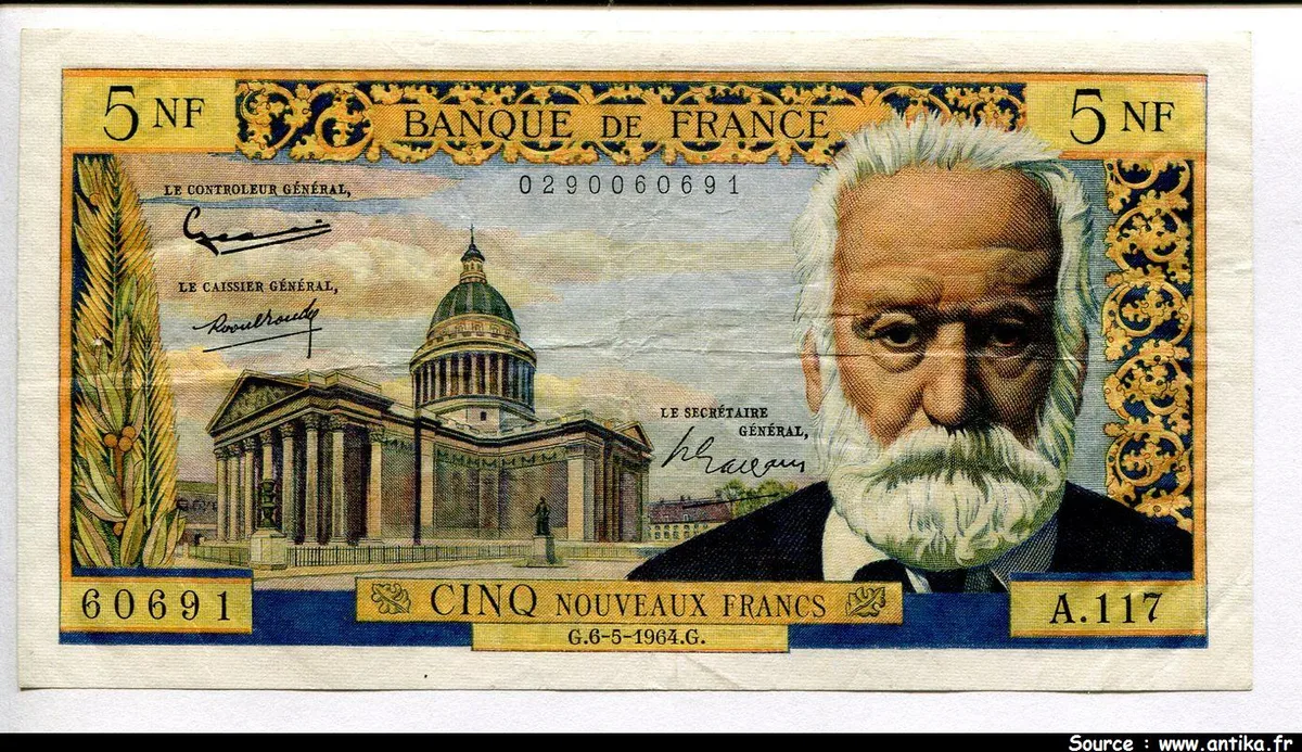 5 NF VICTOR HUGO - Type 1959