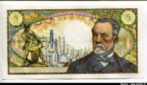 5 FRANCS PASTEUR - Type 1966