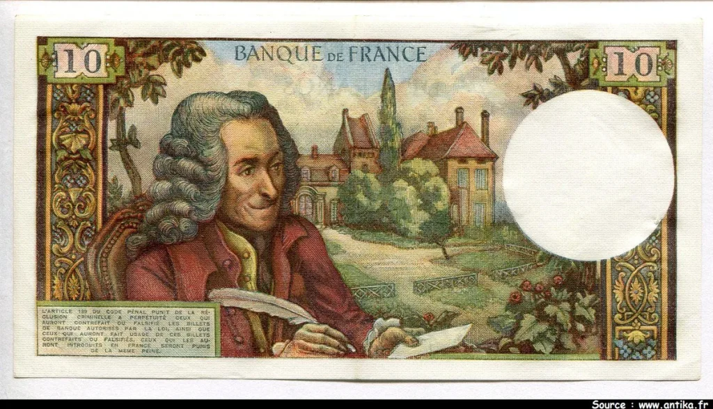 10 FRANCS VOLTAIRE - Type 1963