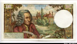 10 FRANCS VOLTAIRE - Type 1963