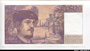 20 FRANCS DEBUSSY - Type 1980