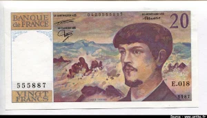 20 FRANCS DEBUSSY - Type 1980