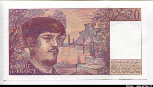 20 FRANCS DEBUSSY - Type 1980
