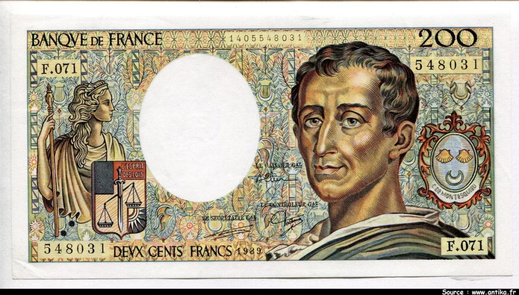 200 FRANCS MONTESQUIEU -Type 1981