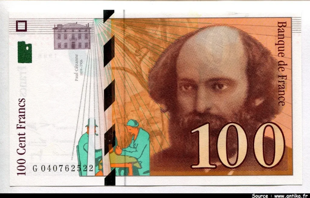 100 FRANCS CEZANNE -Type 1997
