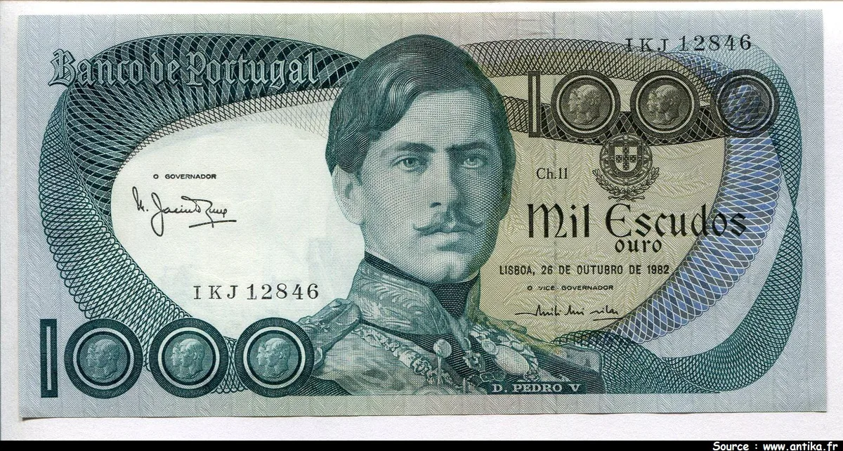 1000 Escudos Don Pedro V PROMO