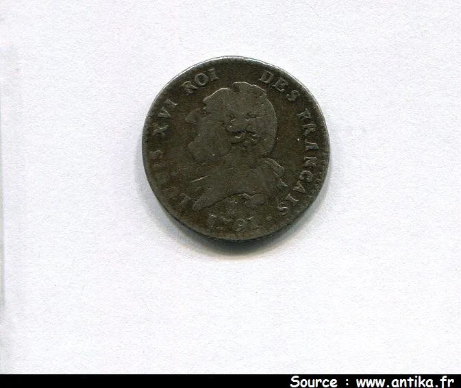 15 SOLS FRANCAIS, An 3 et 4 LOUIS XVI