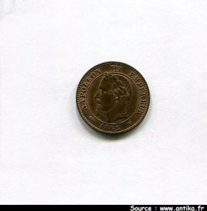2 CENTIMES NAP III T.L