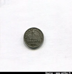 20 CENTIMES NAP III T.L G.M