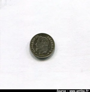 20 CENTIMES NAP III T.L G.M