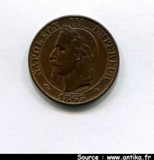 5 CENTIMES NAP III T.L