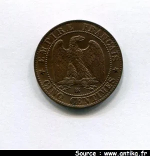 5 CENTIMES NAP III T.L