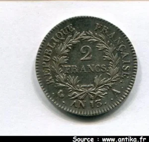 2 FRANCS NAP EMP T.N