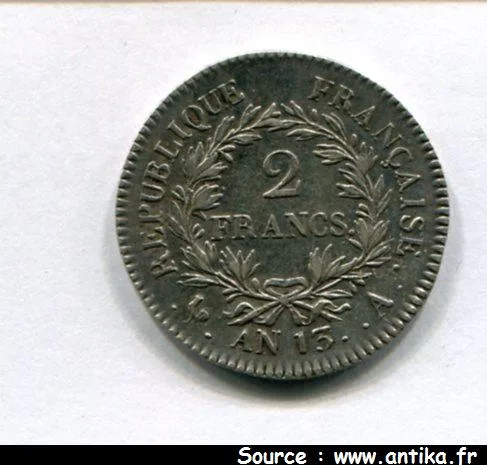 2 FRANCS NAP EMP T.N