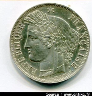 5 FRANCS CERES
