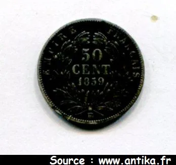 50 CENTIMES NAP III T.N