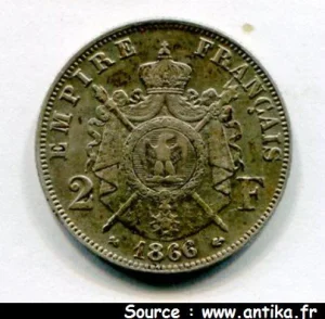 2 FRANCS NAP III T.L
