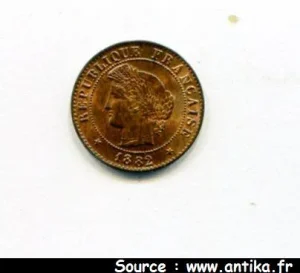 1 CENTIME CERES