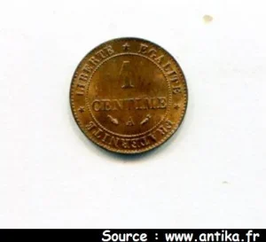 1 CENTIME CERES