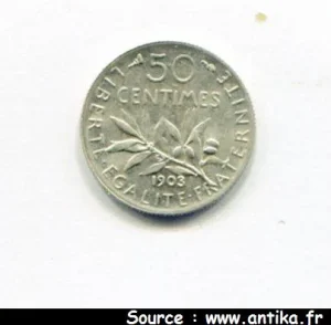 50 CENTIMES SEMEUSE