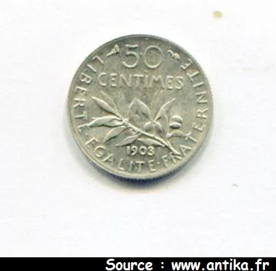 50 CENTIMES SEMEUSE