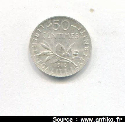 50 CENTIMES SEMEUSE