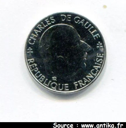 1 FRANC CHARLES DE GAULLE
