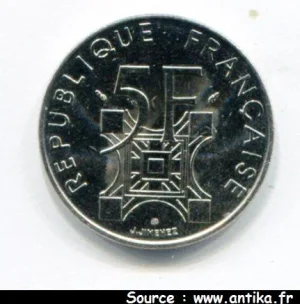 5 FRANCS TOUR EIFFEL